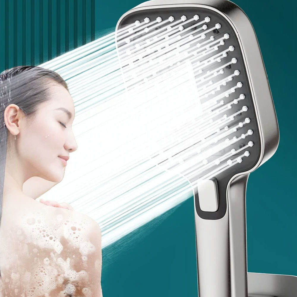 High Pressure Shower Head Handheld - رأس دش عالي الضغط، فوهة مطرية