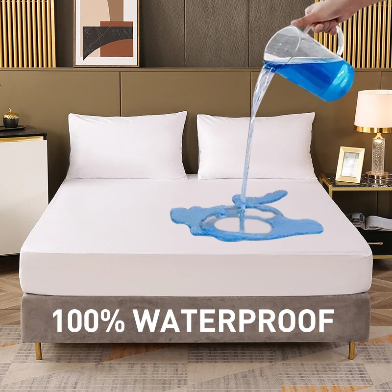 Waterproof Mattress Protector Breathable - غطاء الفراش ورقة المجهزة مقاوم للماء