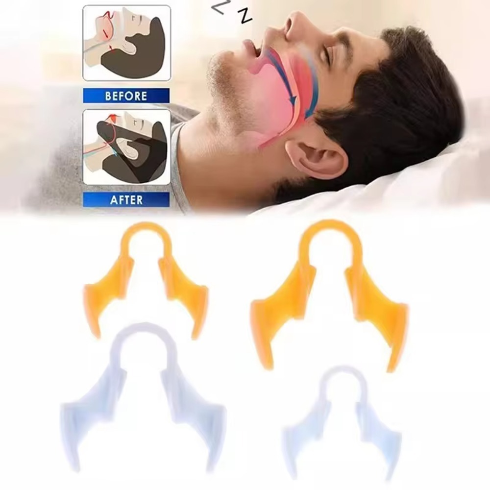 Anti Snore Contour Pillow - قطعتان من جهاز مصغر لمنع الشخير،