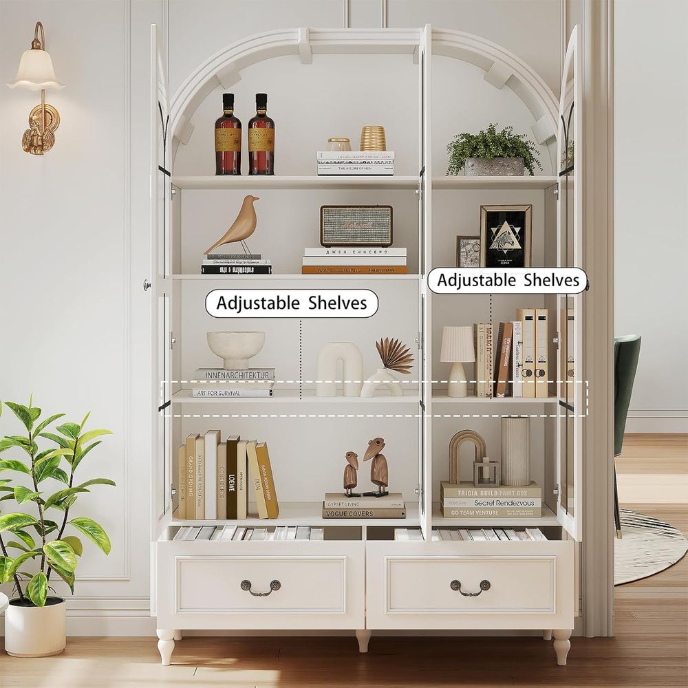 خزانة مطبخ مقوسة بارتفاع 70.8  - مراجعة Storage & Organization وسعره