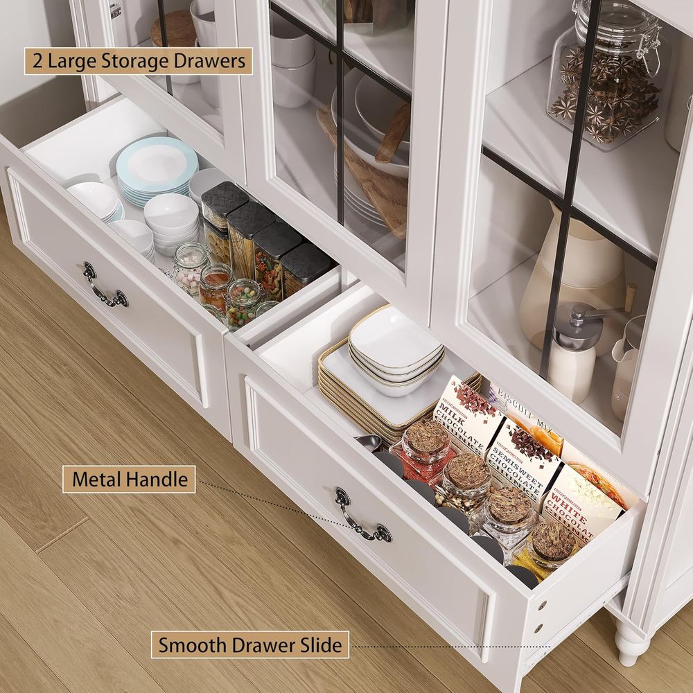 خزانة مطبخ مقوسة بارتفاع 70.8  - مراجعة Storage & Organization وسعره