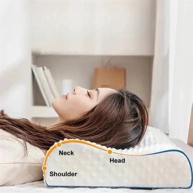 وسادة دعم الرقبة المصنوعة من م - مراجعة Memory Foam Orthopedic Pillow Neck Pain وسعره