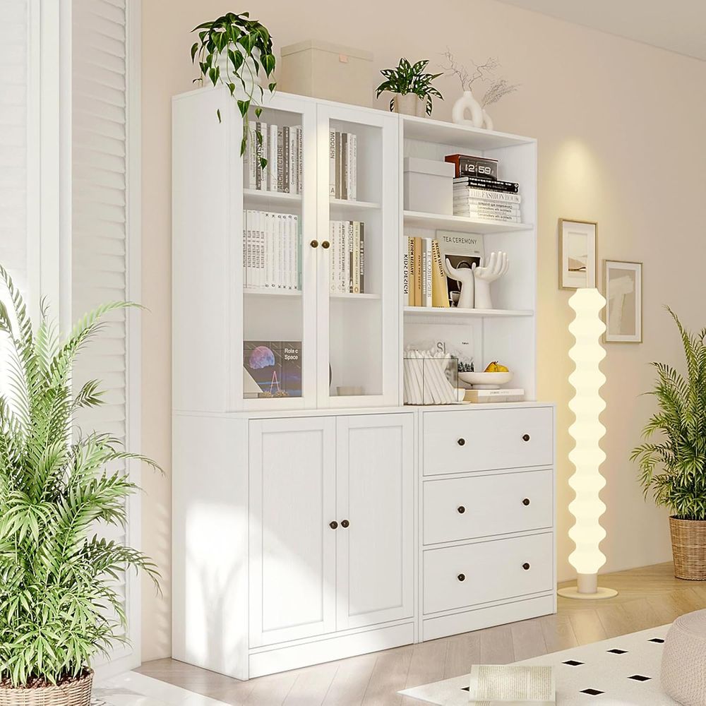 رف كتب بارتفاع 71 بوصة مع وحدا - مراجعة Storage & Organization وسعره