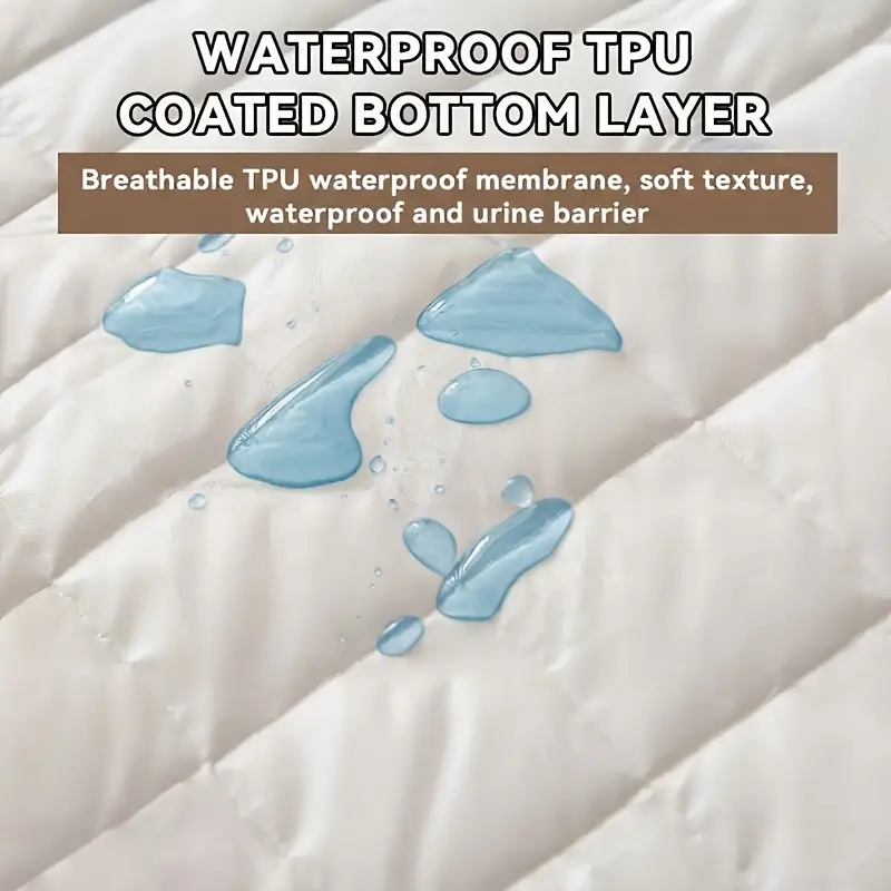 واقي مرتبة مقاوم للماء، غطاء م - مراجعة Waterproof Mattress Protector Breathable وسعره
