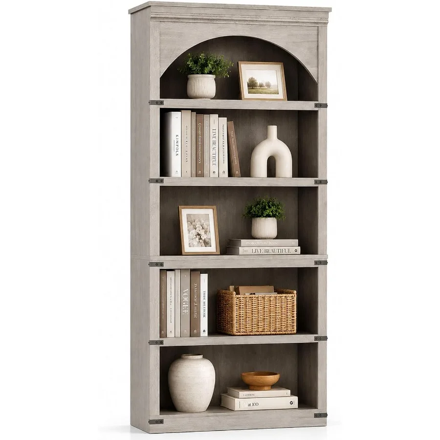 خزانة كتب مقوسة بتصميم ريفي، 6 - مراجعة Storage & Organization وسعره